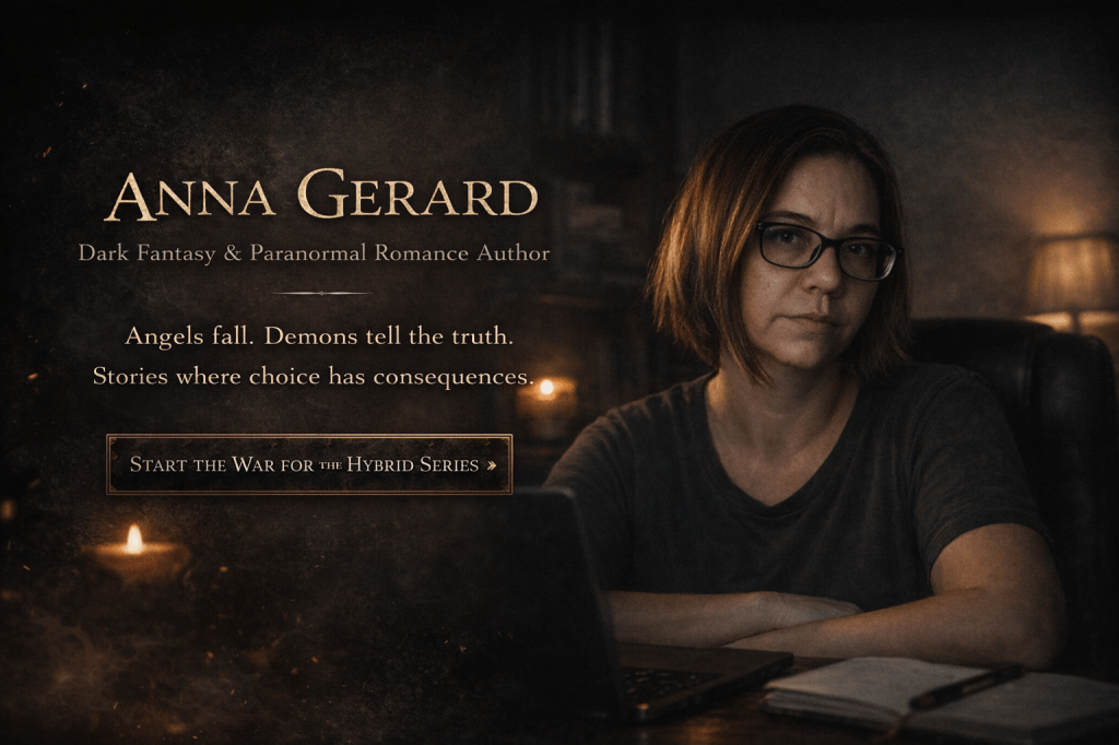 Anna Gerard Dark Urban Fantasy Author
War for the Hybrid 