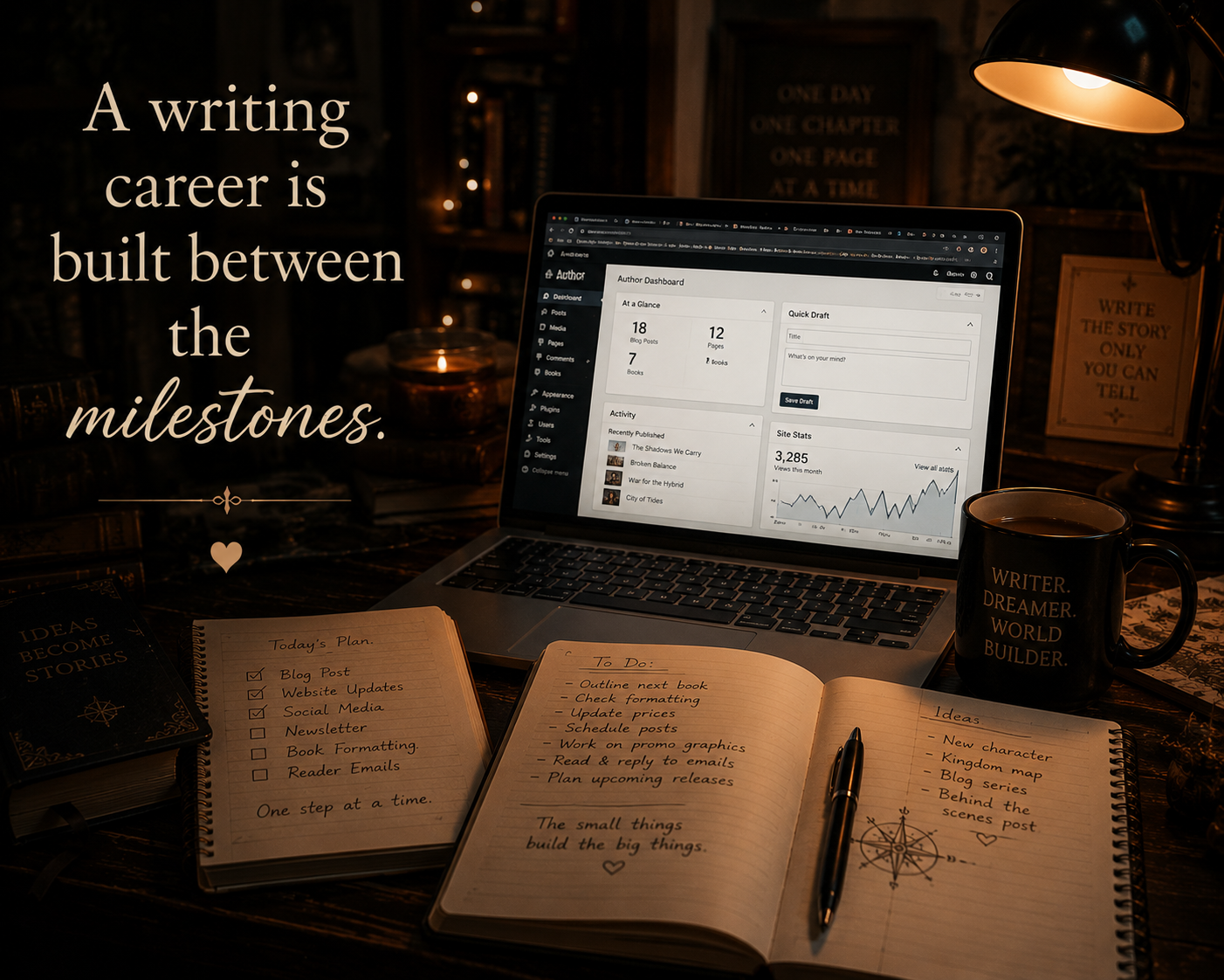The Work Between the Milestones