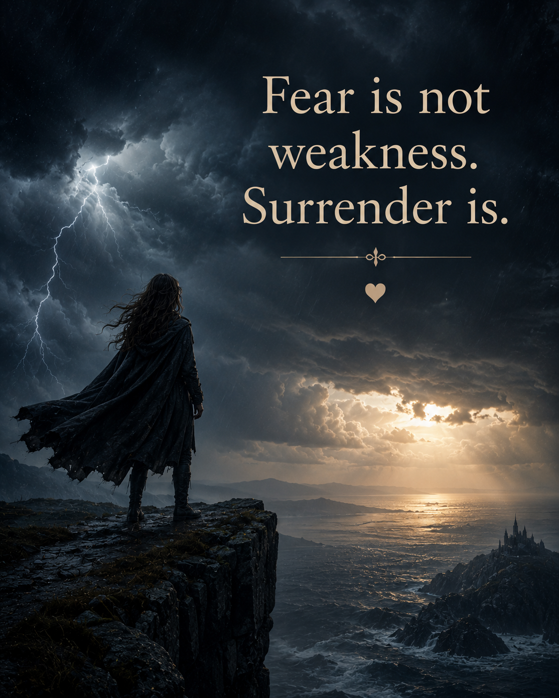 The Difference Between Fear and Weakness